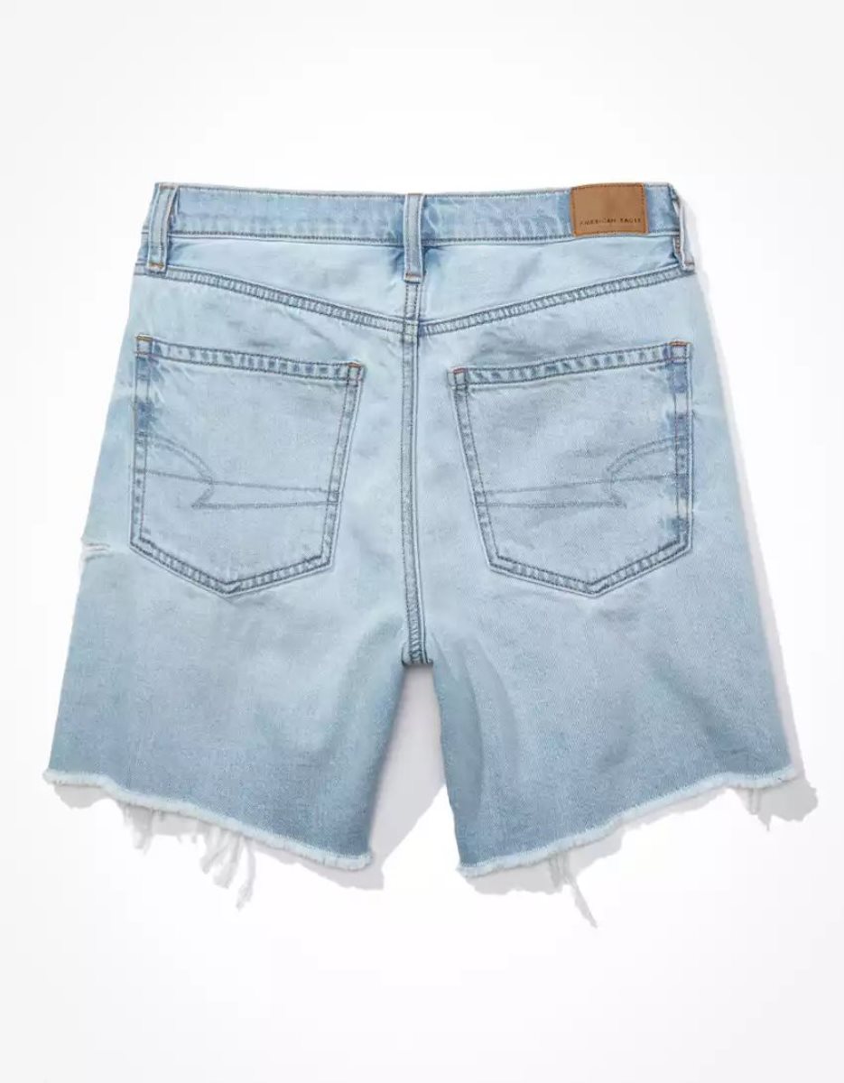 Shorts American Eagle AE Denim '90s Boyfriend Bermuda Lavage Clair Femme | ESU-37846477